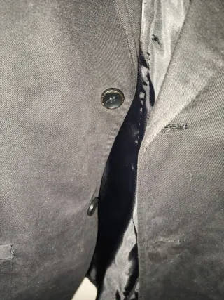 Chaqueta de vestir traje hombre negra