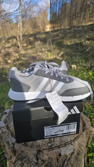 Zapatillas Adidas Run 50s Gris Talla 40