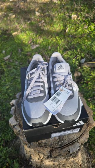 Zapatillas Adidas Run 50s Gris Talla 40
