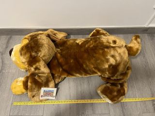 Peluche perro grande marrón