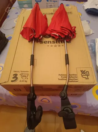 Bugaboo Donkey Gemelar Rojo