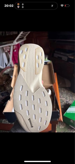 Adidas adizero evo sl beige/blanco