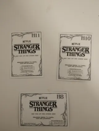 Cromos Stranger Things Holográficos