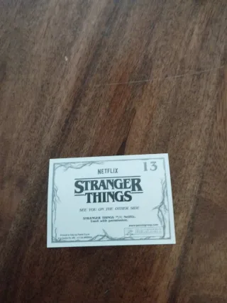 Cromos Stranger Things Holográficos