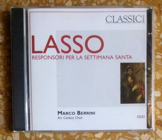 CD Lasso Responsori per La Settimana Santa