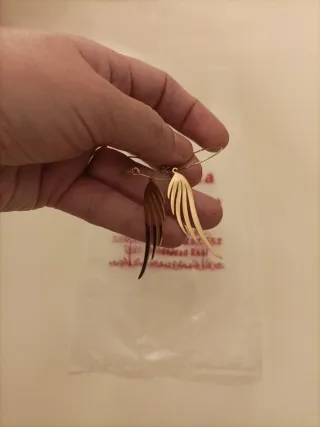 Pendientes dorados alas La Tarara