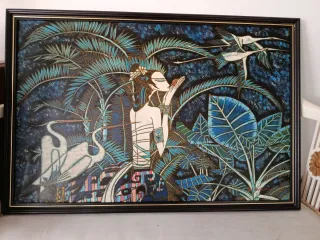 Pintura sobre tela H Cansdale