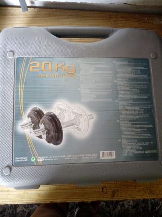Maletín Mancuernas 20kg Musculación