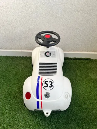 Coche de juguete correpasillos VW Escarabajo Blanc