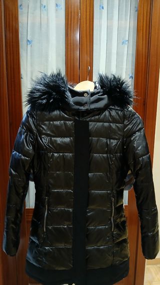 Cazadora YES ZEE negra entallada Talla S