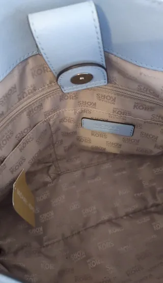 Borsa Michael Kors Azzurra Pelle