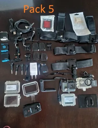 7 Paquetes Accessori GoPro