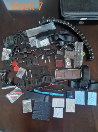 7 Paquetes Accessori GoPro