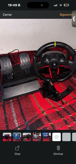 Volante Hori Wireless RWA Racing Wheel PS4 y PC