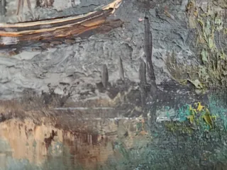 Pintura Escena Malasia