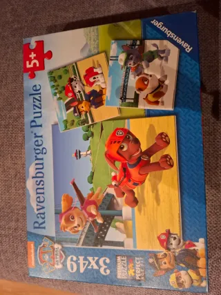 Puzzle Ravensburger Patrulla Canina 3x49