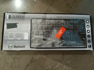 Teclado Inalámbrico Subblim Compacto Dinámico