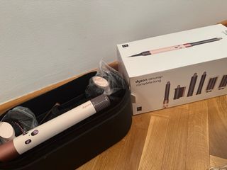 Moldeador Cabello Estilo Airwrap Beige/Rosa