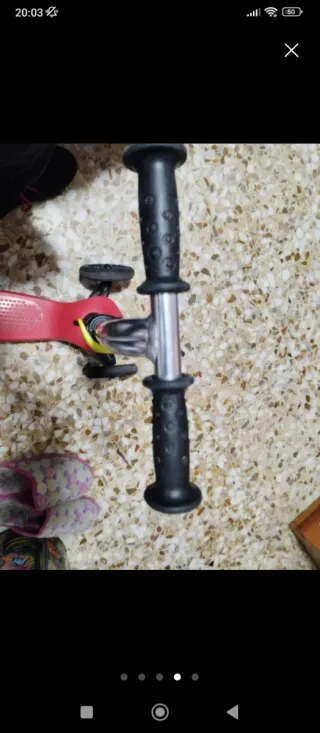 Patinete infantil 3 ruedas rojo