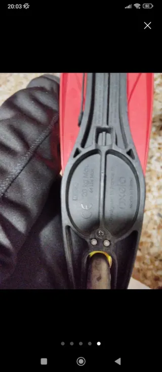 Patinete infantil 3 ruedas rojo