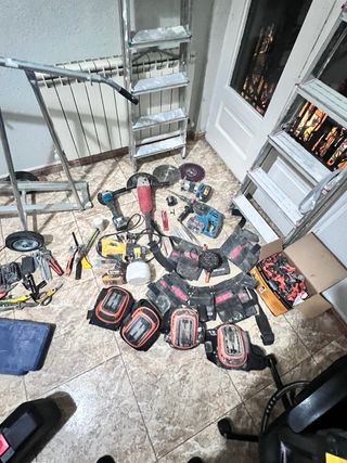 Lote Herramientas Fontanería, Alicatado y Pladur