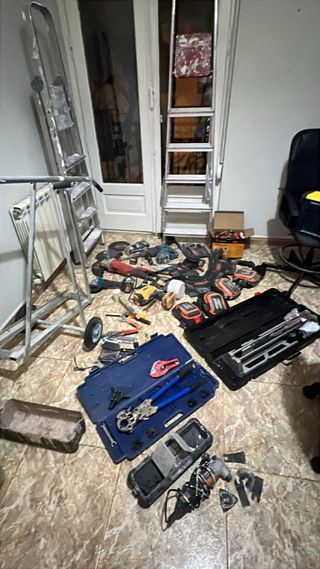 Lote Herramientas Fontanería, Alicatado y Pladur