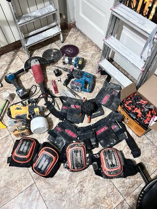 Lote Herramientas Fontanería, Alicatado y Pladur
