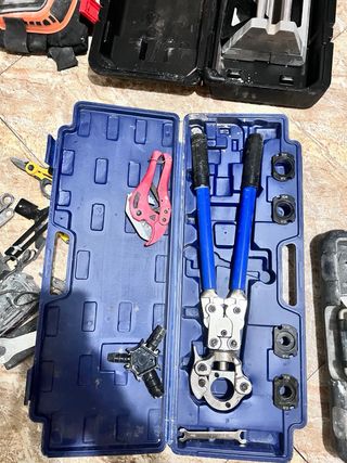 Lote Herramientas Fontanería, Alicatado y Pladur