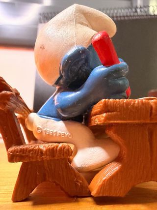 Pitufos en la escuela. Año 1981