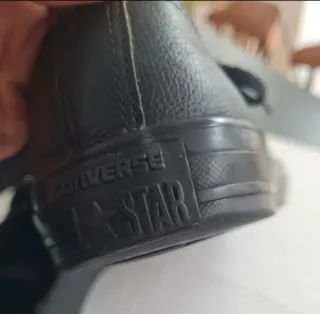 Converse Piel Negra Talla 41.5