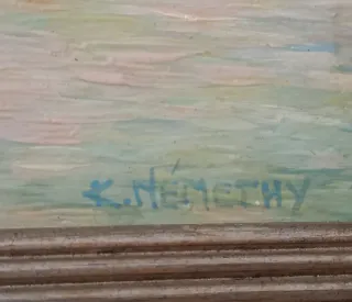 Pintura Hyde Park de Katalin Nemeth