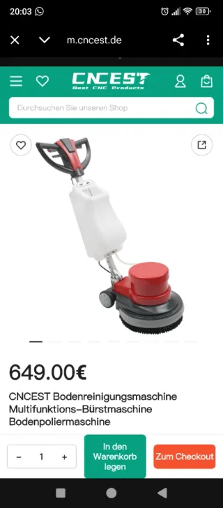 CNCEST Máquina Pulidora de Suelos