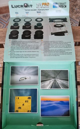 Pack filtros Lucroit 165 mm + anillo adaptador +