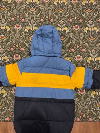 Cazadora de hombre Tommy Hilfiger azul y amarilla