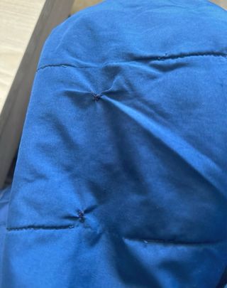 Giacca bambino blu con cappuccio