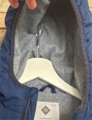 Giacca bambino blu con cappuccio