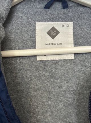 Giacca bambino blu con cappuccio