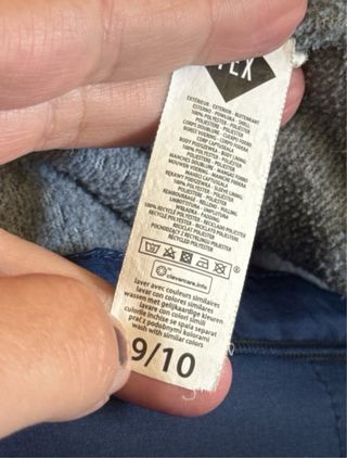 Giacca bambino blu con cappuccio