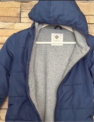 Giacca bambino blu con cappuccio