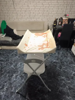 Cambiador bañera plegable bebé