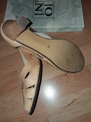 Zapatos Strovert Piel Beige Talla 40