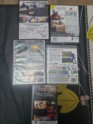 Lote de 5 Videojuegos PC, PS3 y PSP