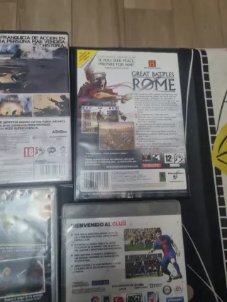 Lote de 5 Videojuegos PC, PS3 y PSP