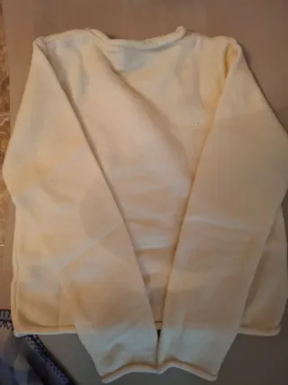 Suéter de Lana Grueso Blanco