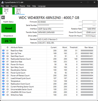 Disco Duro WD Red NAS 4TB WD40EFRX