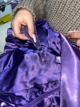 Vestido largo fiesta/boda morado