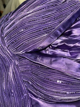 Vestido largo fiesta/boda morado