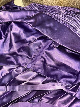 Vestido largo fiesta/boda morado