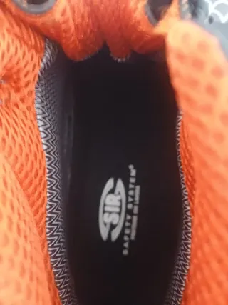 Scarpe antinfortunistiche SIR nere e arancioni