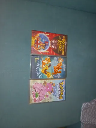 Películas VHS Disney y Animación